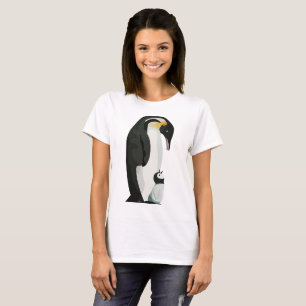Penguin Parent and Chick Bonding Art T-Shirt