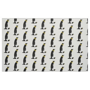 Penguin parent with his baby fabric
