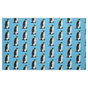Penguin parent with his baby fabric
