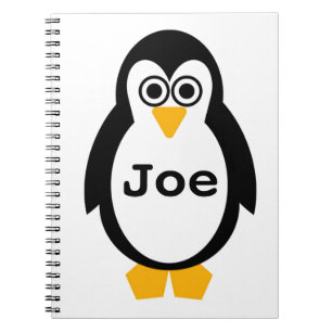Penguin Party Customisable Notebook