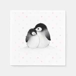 Penguin Party Decor Paper Napkins