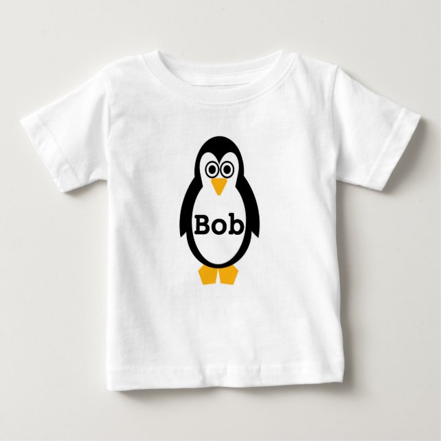 Penguin Party Gerber Vest Baby T-Shirt (Front)