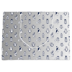 Penguin Party Perfect: Stylish Gift Bag Delight!