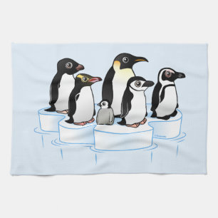 Penguin Party Tea Towel