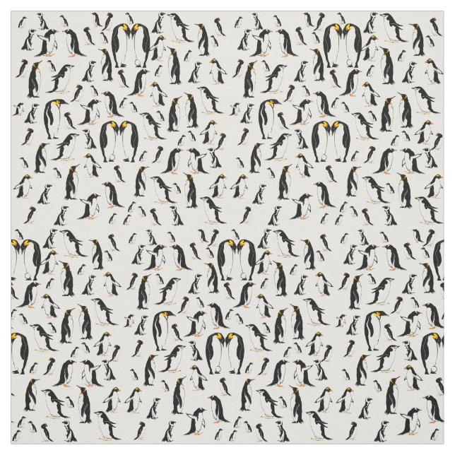 Penguin Pattern Fabric (Swatch)