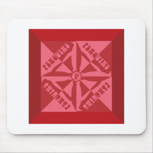 Penguin Pattern Mouse Pad