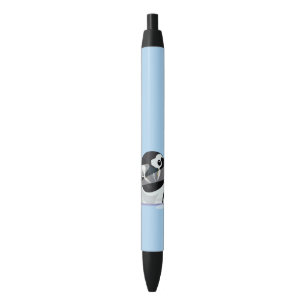 Penguin Peek-a-Boo Black Ink Pen