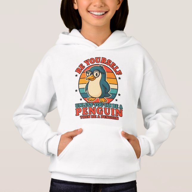 Penguin Personality Hoodie (Front)