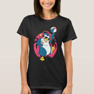 Penguin  Pool Party Inflatable Sphere Water Ball T-Shirt