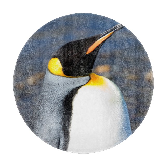Penguin Portrait Cutting Board (Front)