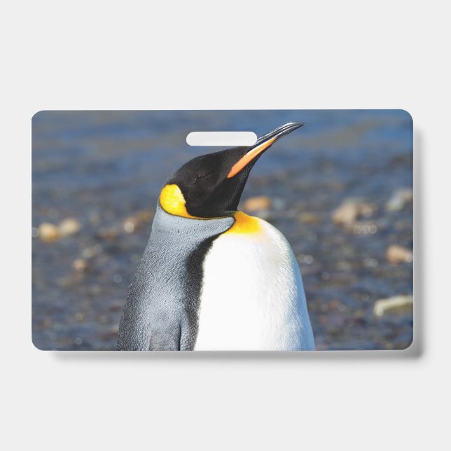Penguin Portrait ID Badge (Front)