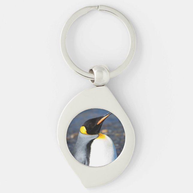 Penguin Portrait Key Ring (Front)