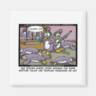 Penguin Profiling Funny Gifts Tees & Collectibles Magnet