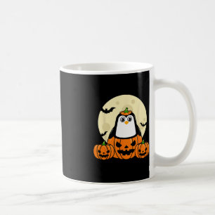 Penguin Pumpkin Moon Bats Costume Cute Easy Hallow Coffee Mug