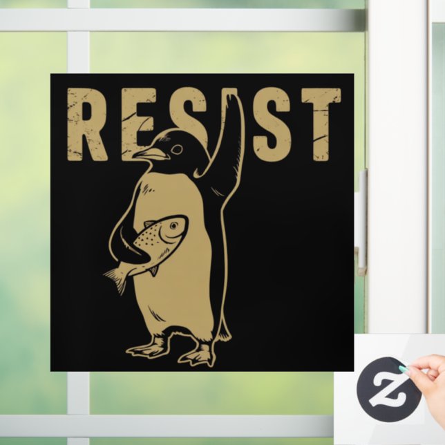 Penguin Resist Penguins Protest Against Tariffs (Home)