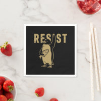 Penguin Resist Penguins Protest Against Tariffs