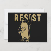 Penguin Resist Penguins Protest Against Tariffs