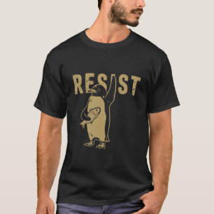 Penguin Resist Penguins Protest Against Tariffs T-Shirt