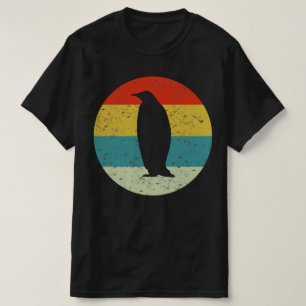 penguin retro vintage silhouette 70s T-Shirt