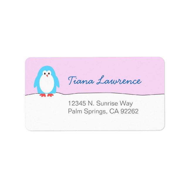 Penguin Return Address Labels (Front)