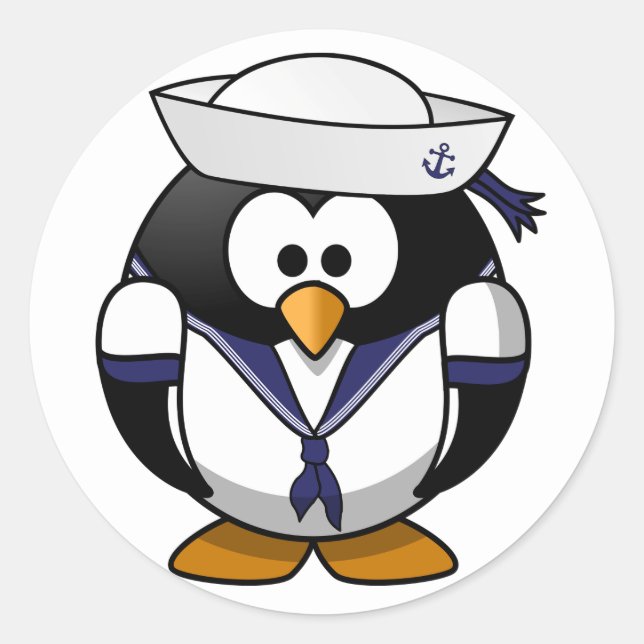Penguin Sailor Stickers (Front)