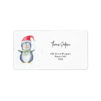 Penguin Santa