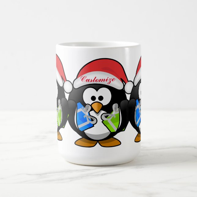 Penguin Santa  Thunder_Cove  Magic Mug (Center)