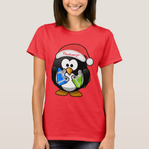 Penguin Santa Thunder_Cove T-Shirt