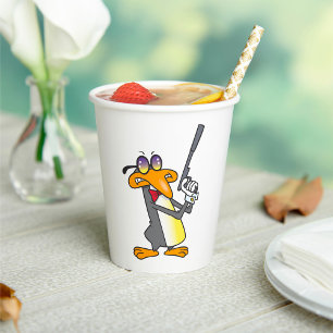Penguin Secret Agent Paper Cups