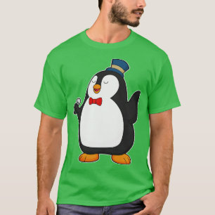 Penguin Singer Microphone T-Shirt