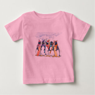 Penguin Ski Team Baby T-Shirt