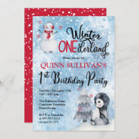 Penguin | Snowman Winter ONEderland 1st Birthday I