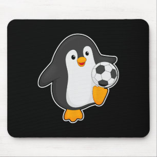 Penguin Soccer Player Soccer Sports Mouse Pad