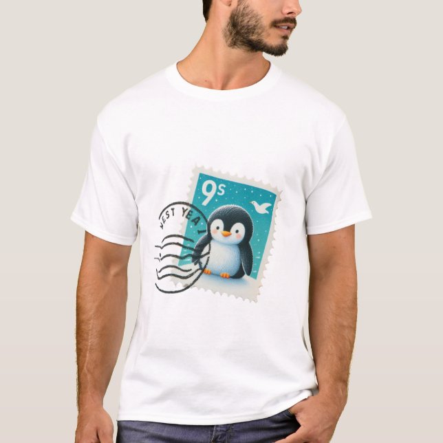 penguin stamp T-Shirt (Front)