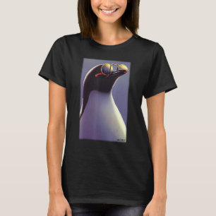 Penguin Sunglasses Wild Animal Bird Sea Bird South T-Shirt