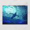 Penguin Swimming Postcard