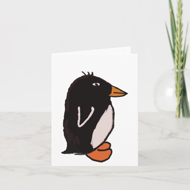 Penguin Thank You Card (Front)