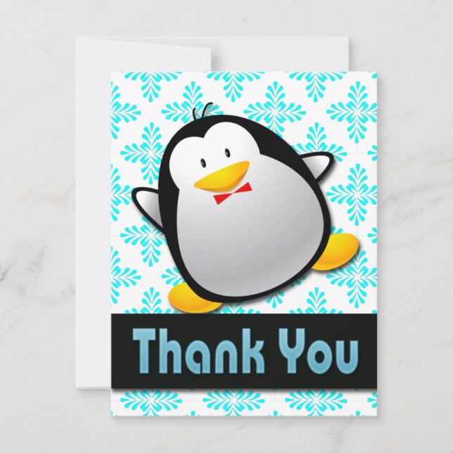 PENGUIN THANK YOU NOTE CARDS (Front)
