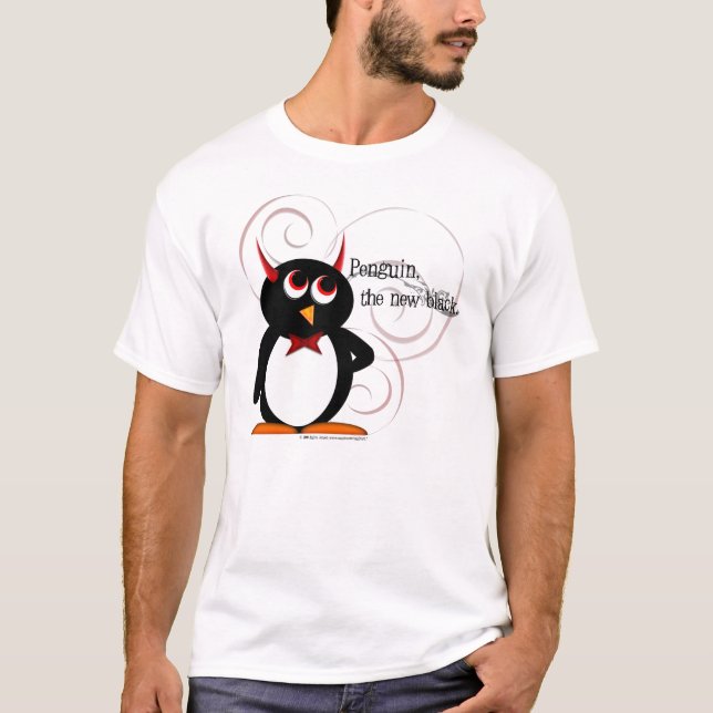 Penguin, the New Black T-Shirt (Front)