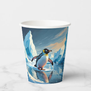 Penguin Themed Paper Cups