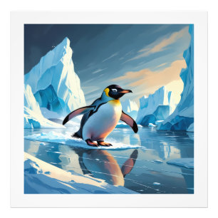 Penguin Themed Photo Print