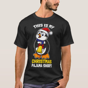 Penguin This Is My Christmas Pajama Shirt4 T-Shirt