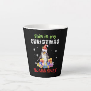 Penguin This Is My Christmas Pajama Shirt Latte Mug