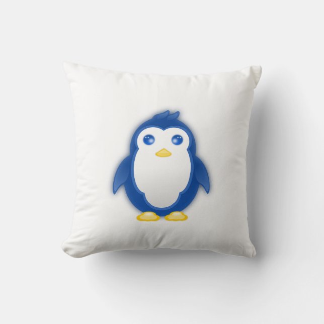 Penguin Throw Pillow (Front)