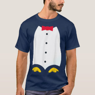 Penguin Tuedo Costume T Funny Halloween T-Shirt