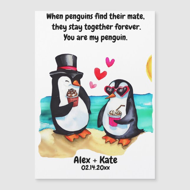 Penguin Valentines  (Front)