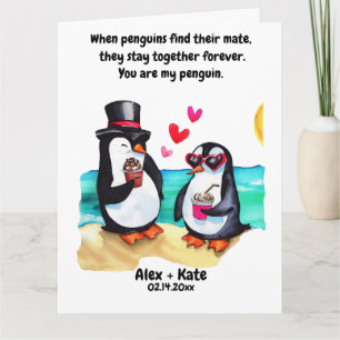 Penguin Valentines Card