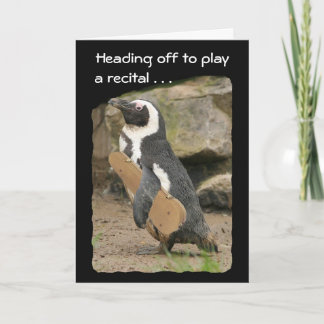 Penguin Violin Recital Invitation