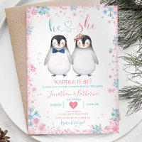 Penguin Waddle it be? He or She Gender Reveal