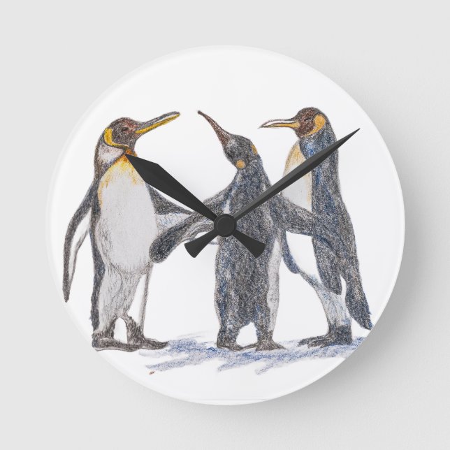 Penguin Wall Clock (Front)